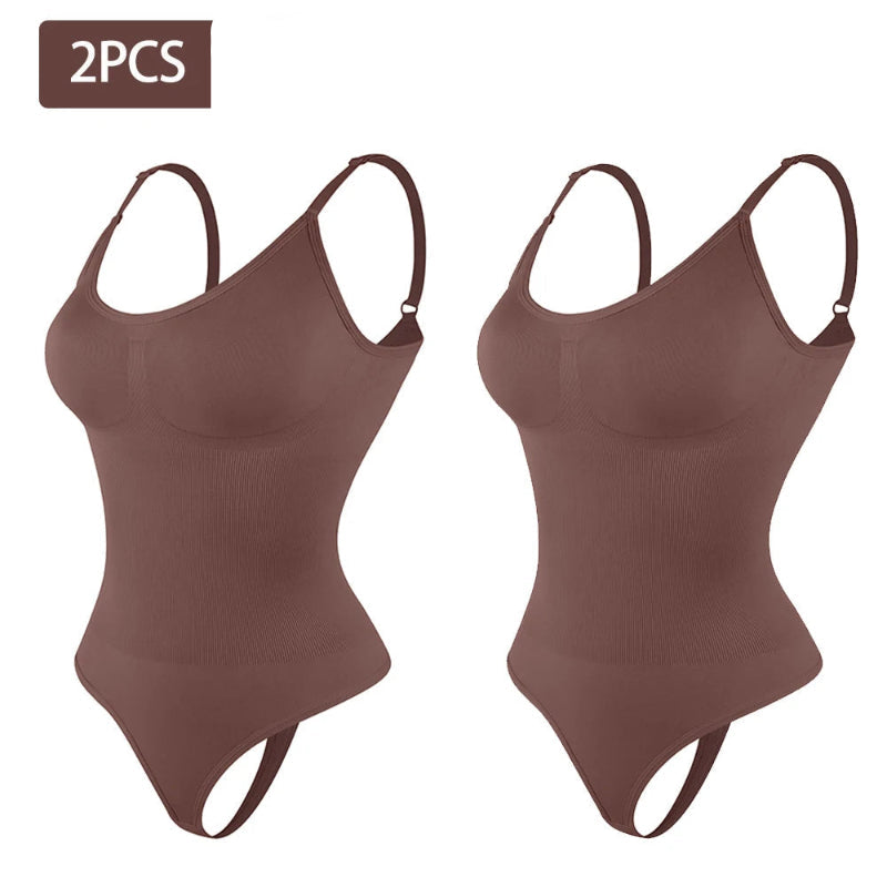 Body string lingerie 2 marron