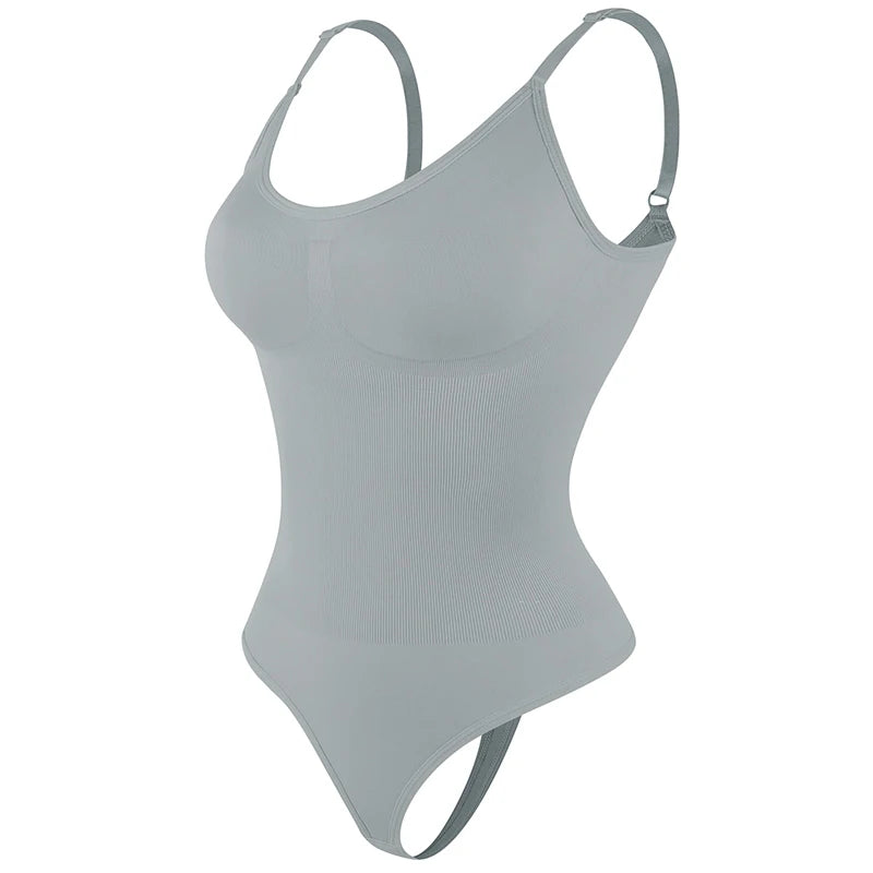 Body string lingerie bleu gris