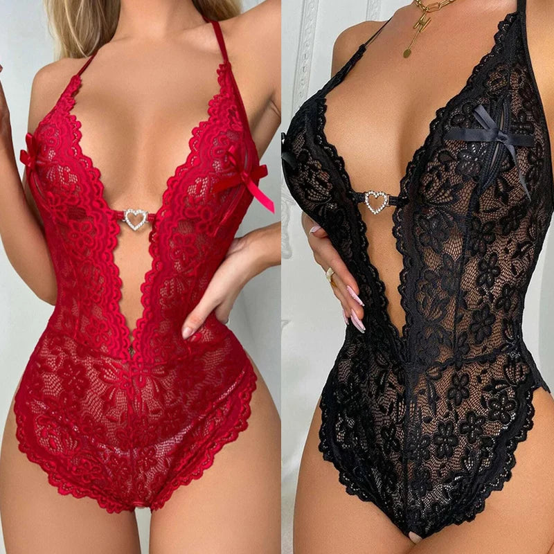 Body string ouvert rouge ou noir