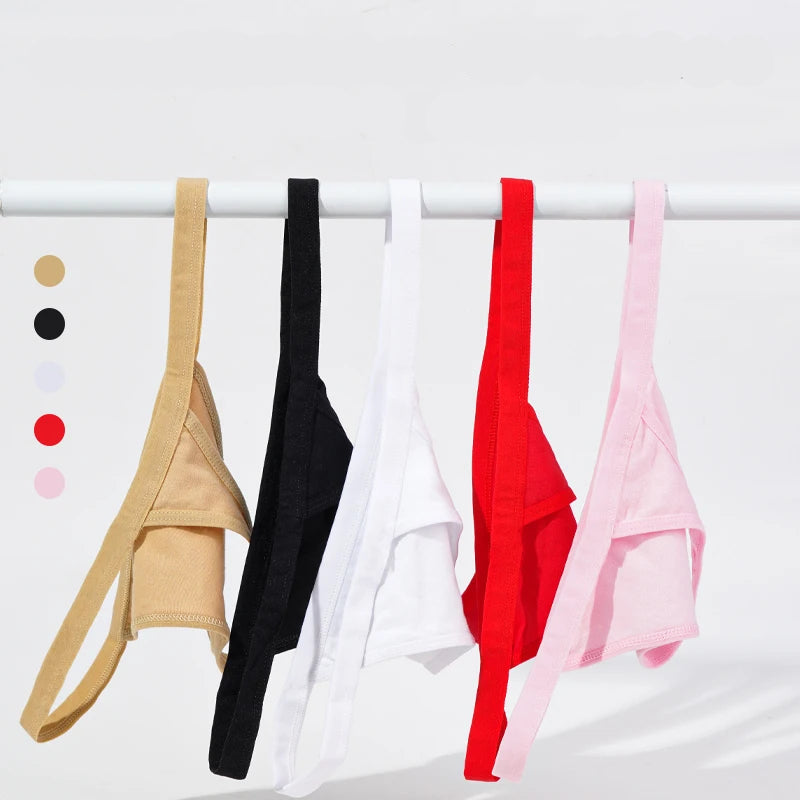 Culotte string sexy en coton femme