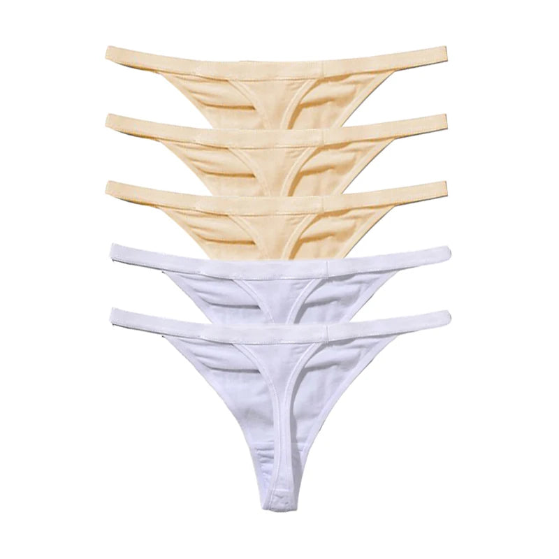 Culotte string sexy jaune blanc