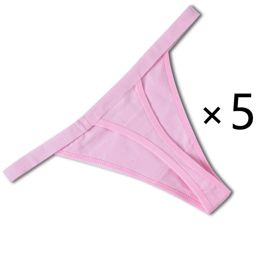 Culotte string sexy rose