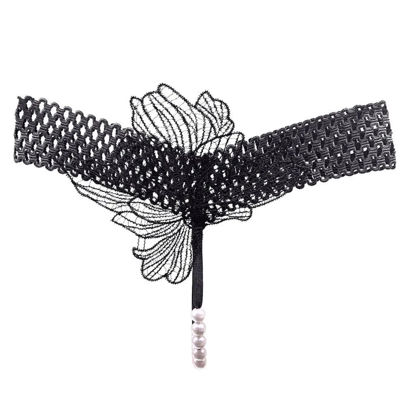String personnalisé avec perle noir