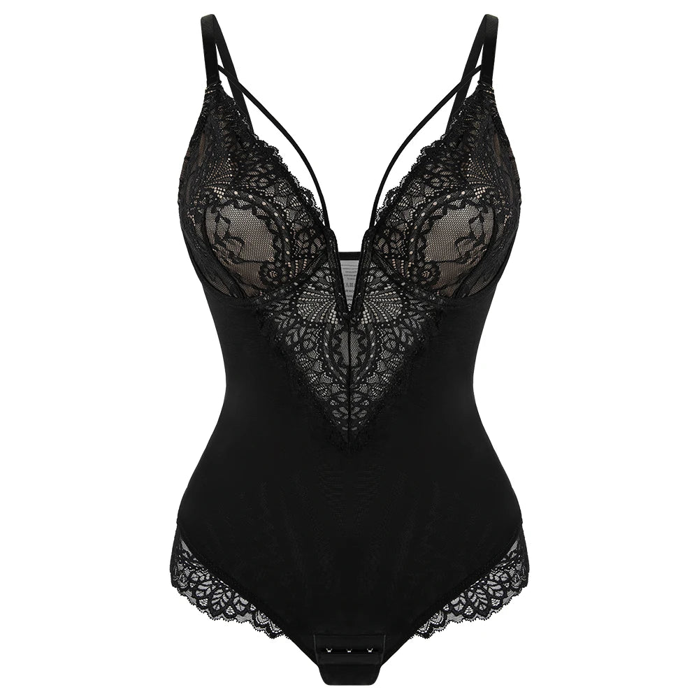 Body string dentelle noir 