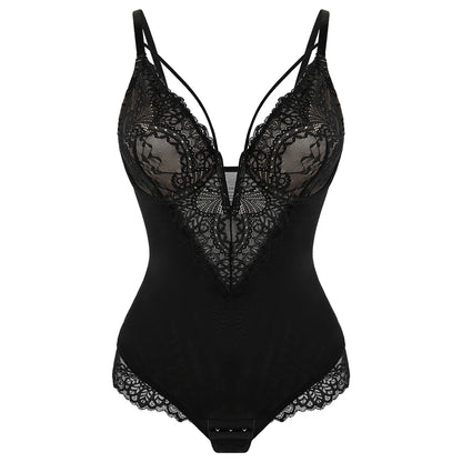 Body string dentelle noir 