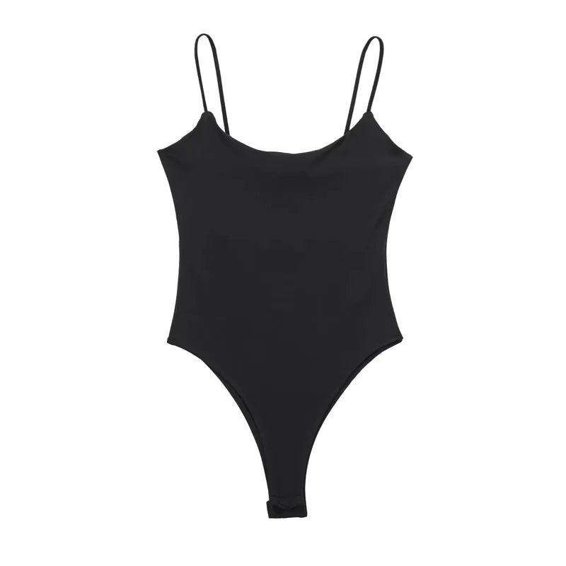 Body string femme noir