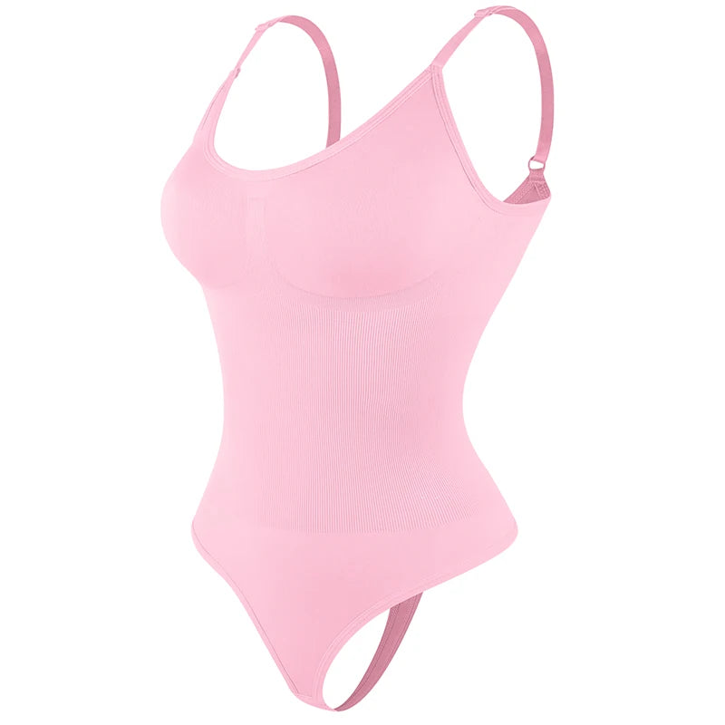 Body string lingerie rose clair