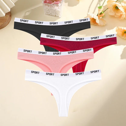 Culotte haute string Gris Rouge Rose Blanc