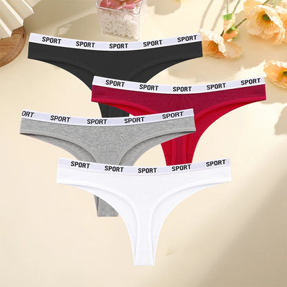 Culotte haute string Gris obscure Rouge gris Blanc
