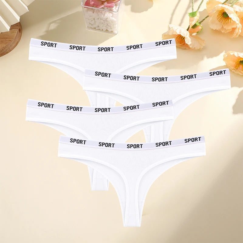 Culotte  haute string blanc