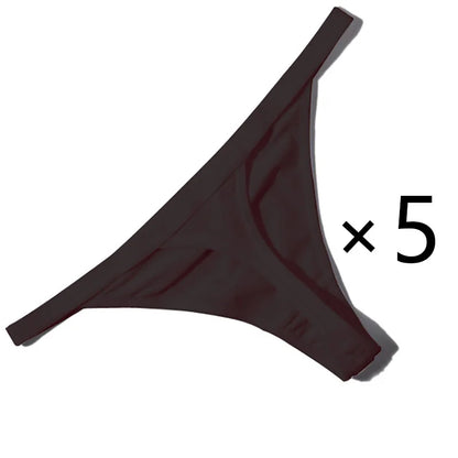 Culotte string sexy noir