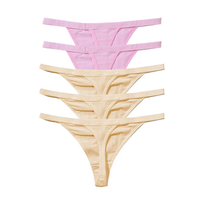 Culotte string sexy rose jaune