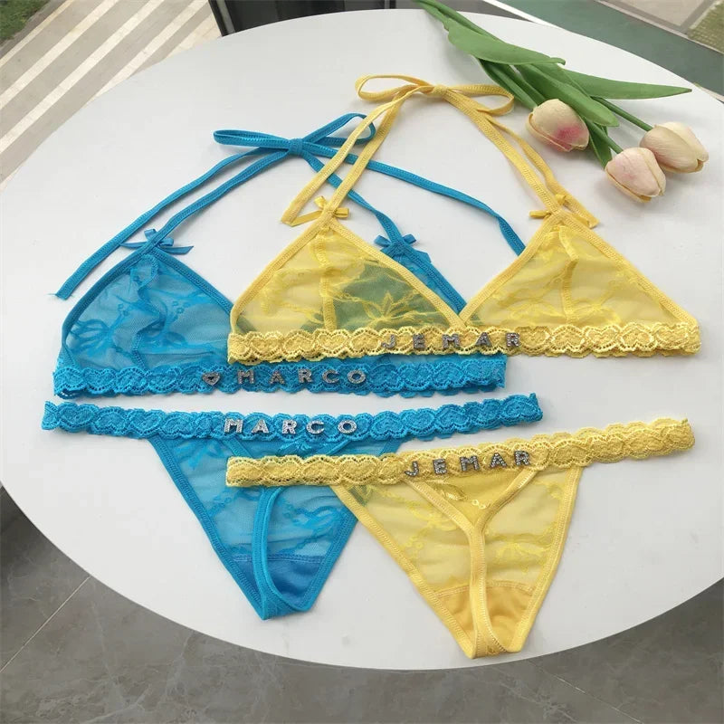 Ensemble string femme personnalise  