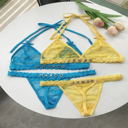 Ensemble string femme personnalise  