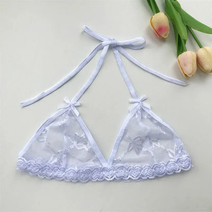 Ensemble string personnalise haut blanc
