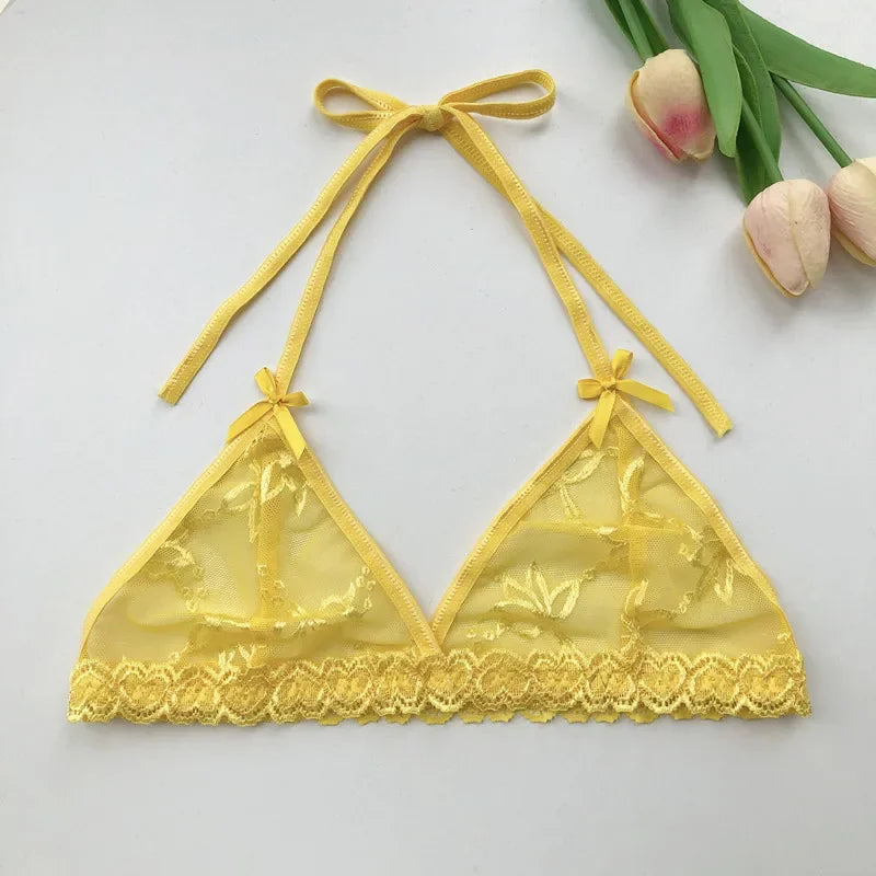 Ensemble string personnalisé haut jaune