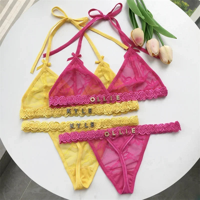 Ensemble string pour femme  personnalisé sexy