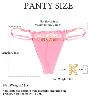 String personnalisé avec bisou à l’avant
