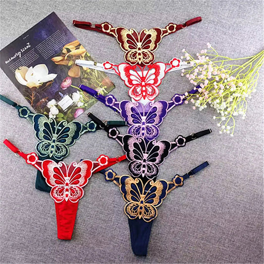 String dentelle papillon
