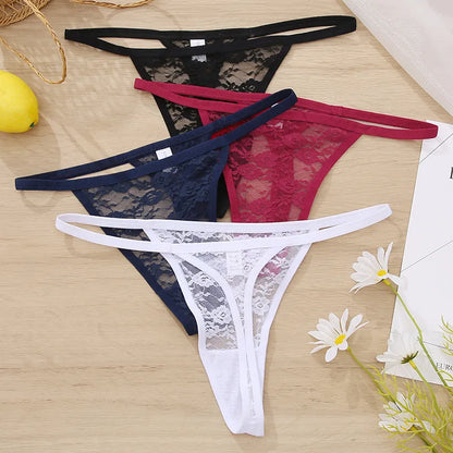 String dentelle sexy noir rouge bleu blanc