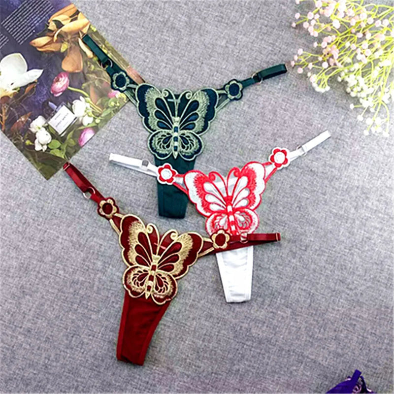 String dentelle vert blanc rouge 