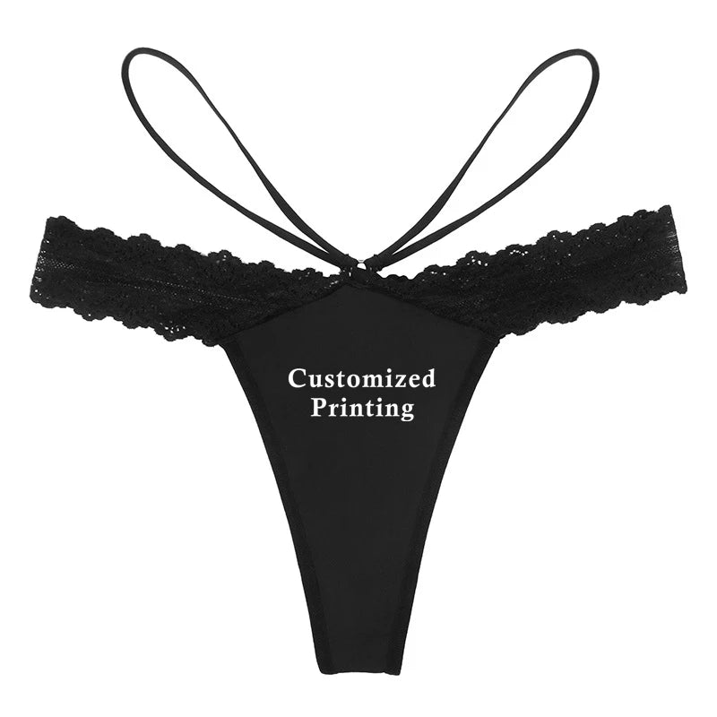 String personnalisé noir