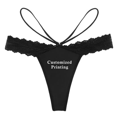 String personnalisé noir