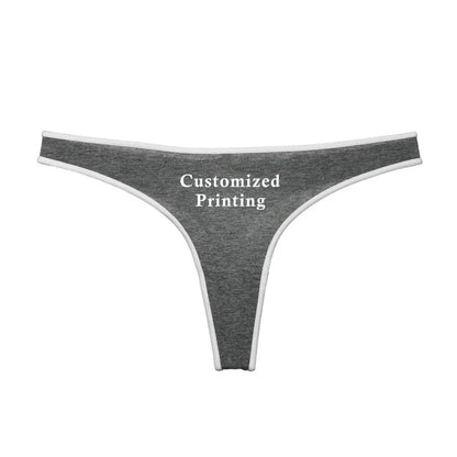 String personnalisé à l’avant gris