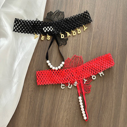 String personnalisé avec perle 