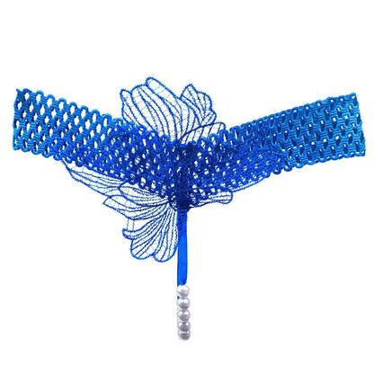 String personnalisé avec perle bleu