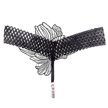 String personnalisé avec perle noir