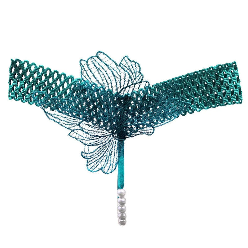 String personnalisé avec perle vert