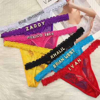 String personnalisé simple femme