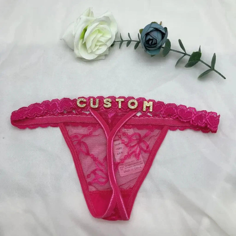 String personnalisé simple rose