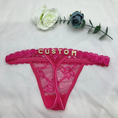 String personnalisé simple rose