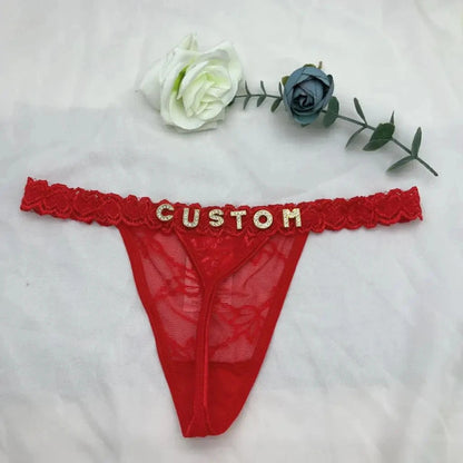 String personnalisé simple rouge