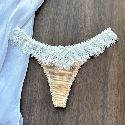 String personnalisé tissu blanc