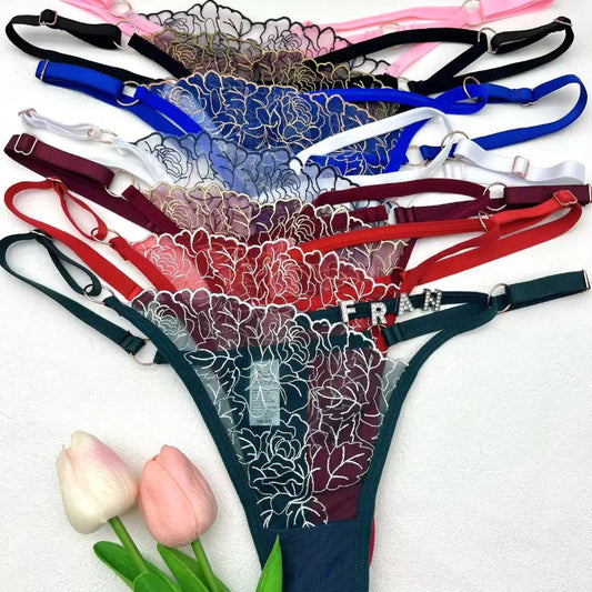 String personnalisé transparent à l’avant