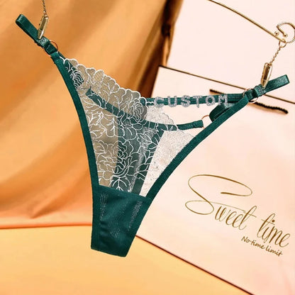 String personnalisé transparent à l’avant vert