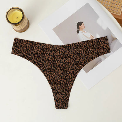String pour femme léopard 