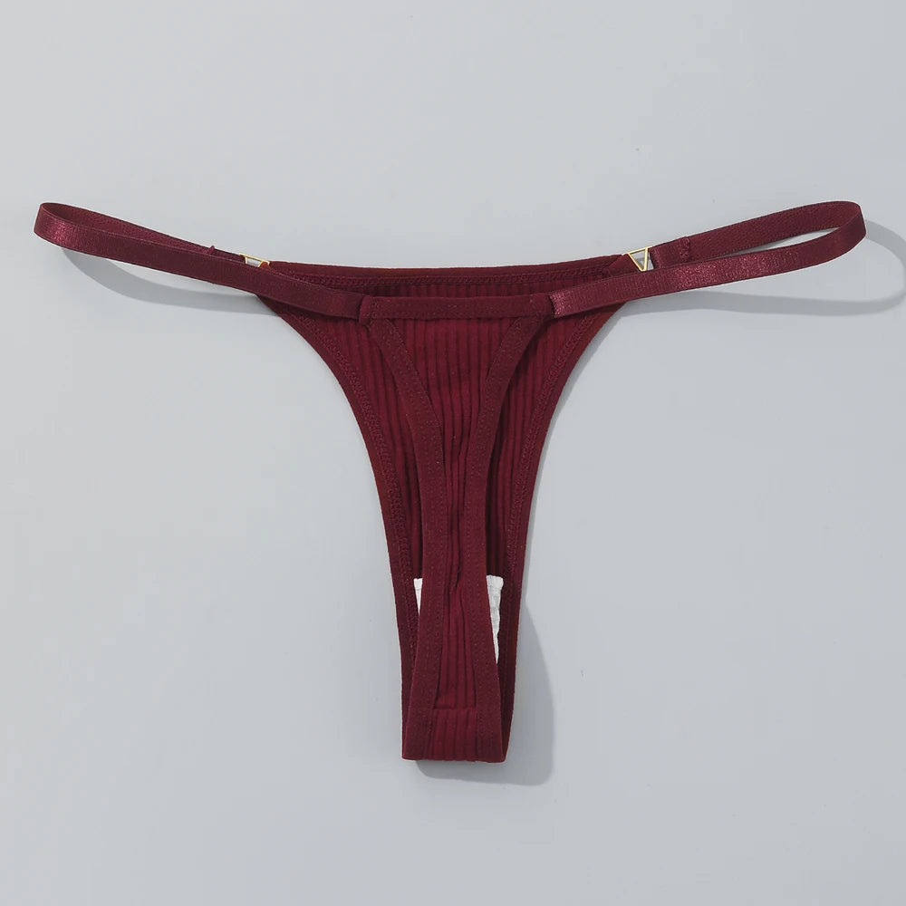 String rouge bordeau pour femme