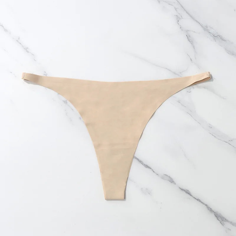 String tanga pas cher abricot