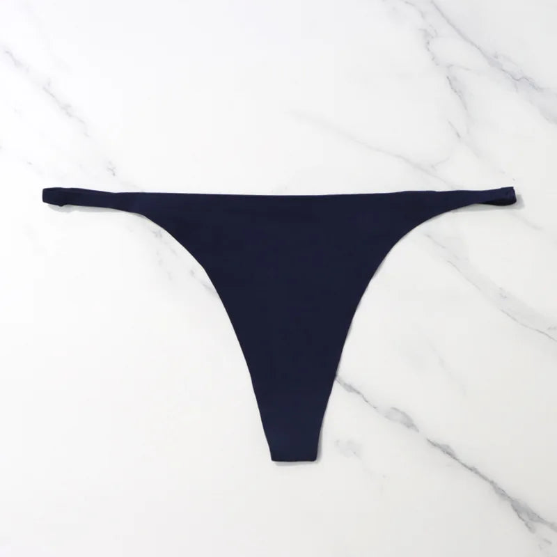 String tanga pas cher bleu foncé