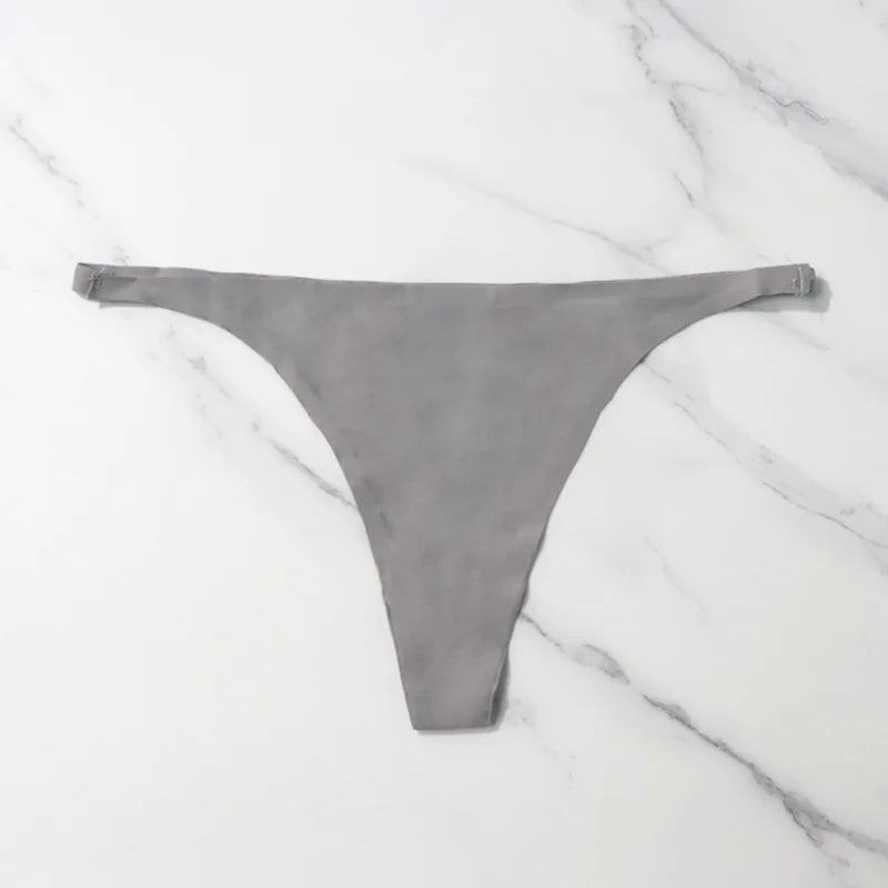 String tanga pas cher gris