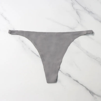 String tanga pas cher gris