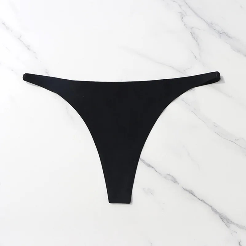 String tanga pas cher noir