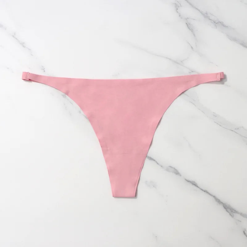 String tanga pas cher rose