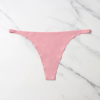 String tanga pas cher rose